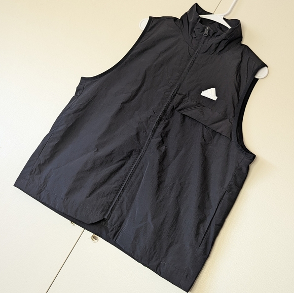 Adidas‎ City Escape Black Utility Vest Unisex Size Small - Picture 4 of 10